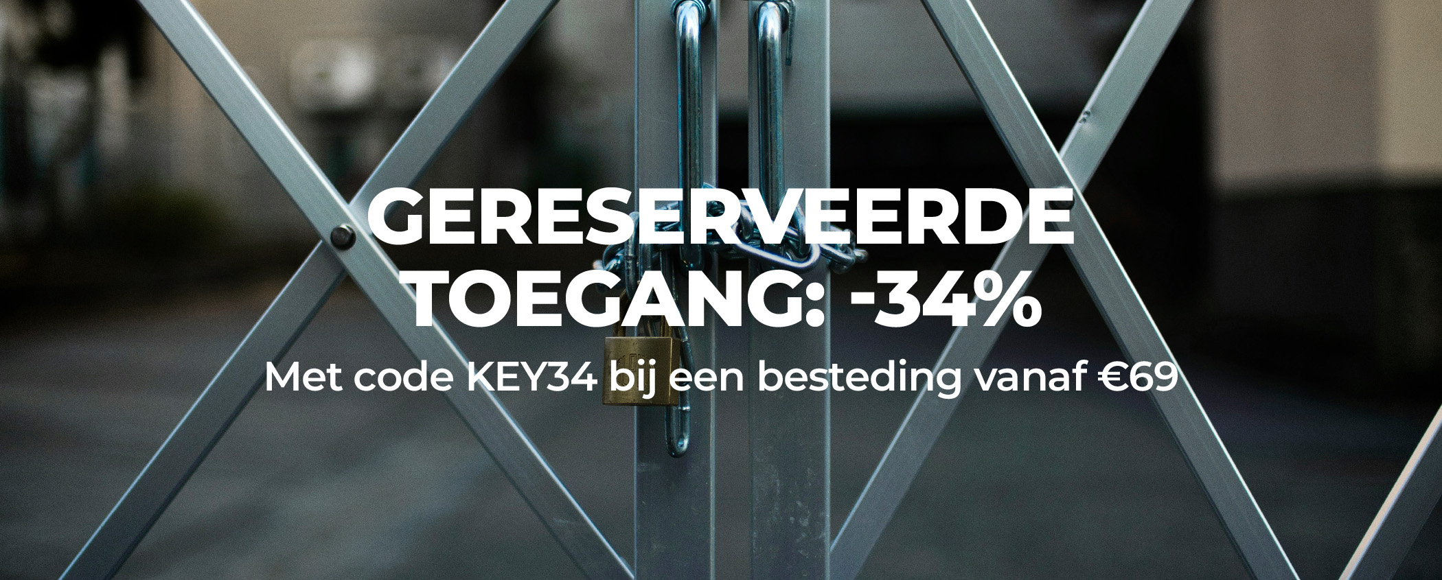 Probeer GERESERVEERDE TOEGANG: -34%